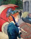 Woman with Umbrella 1891