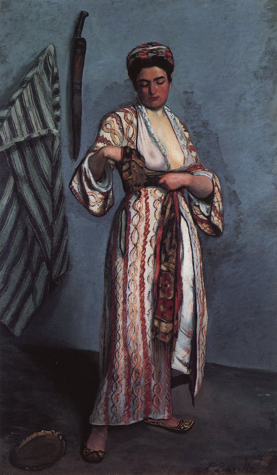 Mauresque. Woman in Moorish Costume 1869