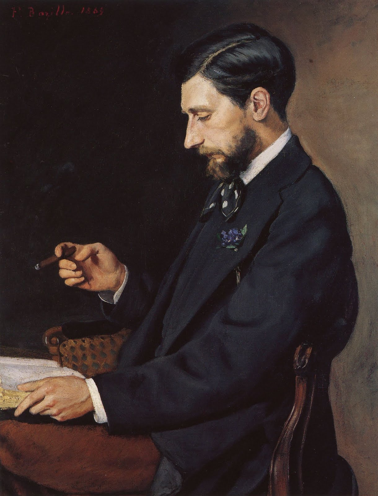 Portrait of Edmond Maitre 1869
