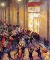 Umberto Boccioni - Riot in the Galleria 1909