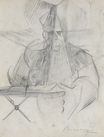 Umberto Boccioni - Studio Per I 'Volumi Orizzontali' (La Madre) 1912