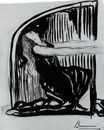 Umberto Boccioni - Kneeling Allegorical Figure 1916