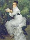 Marie Bracquemond - Louise Quivoron aka Woman in the garden 1877