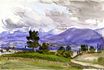 Marie Bracquemond - Landscape Showing the Environs of Divonne 1890