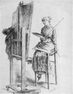 Marie Bracquemond - Self-portrai 1880
