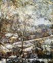 Marie Bracquemond - Landscape in wintertime. Winter Landscape 1897