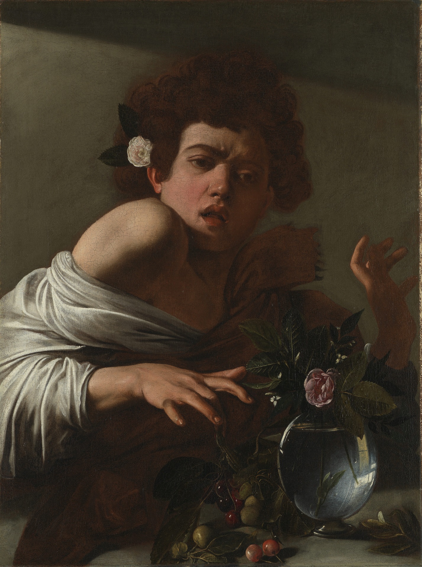 Caravaggio - Boy bitten by a Lizard 1594-1595