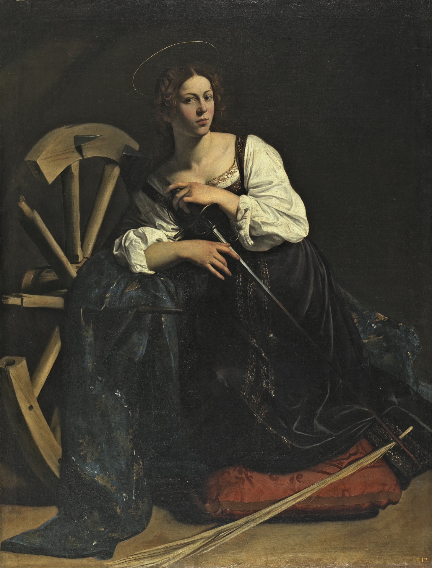 Caravaggio - Saint Catherine of Alexandria 1598