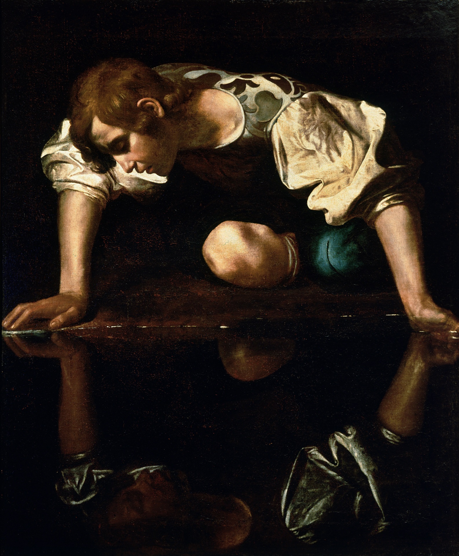 Caravaggio - Narcissus 1599