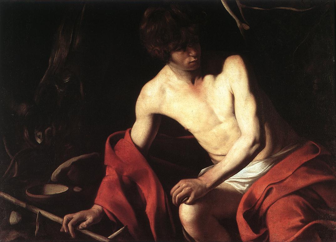 Caravaggio - Saint John the Baptist 1600