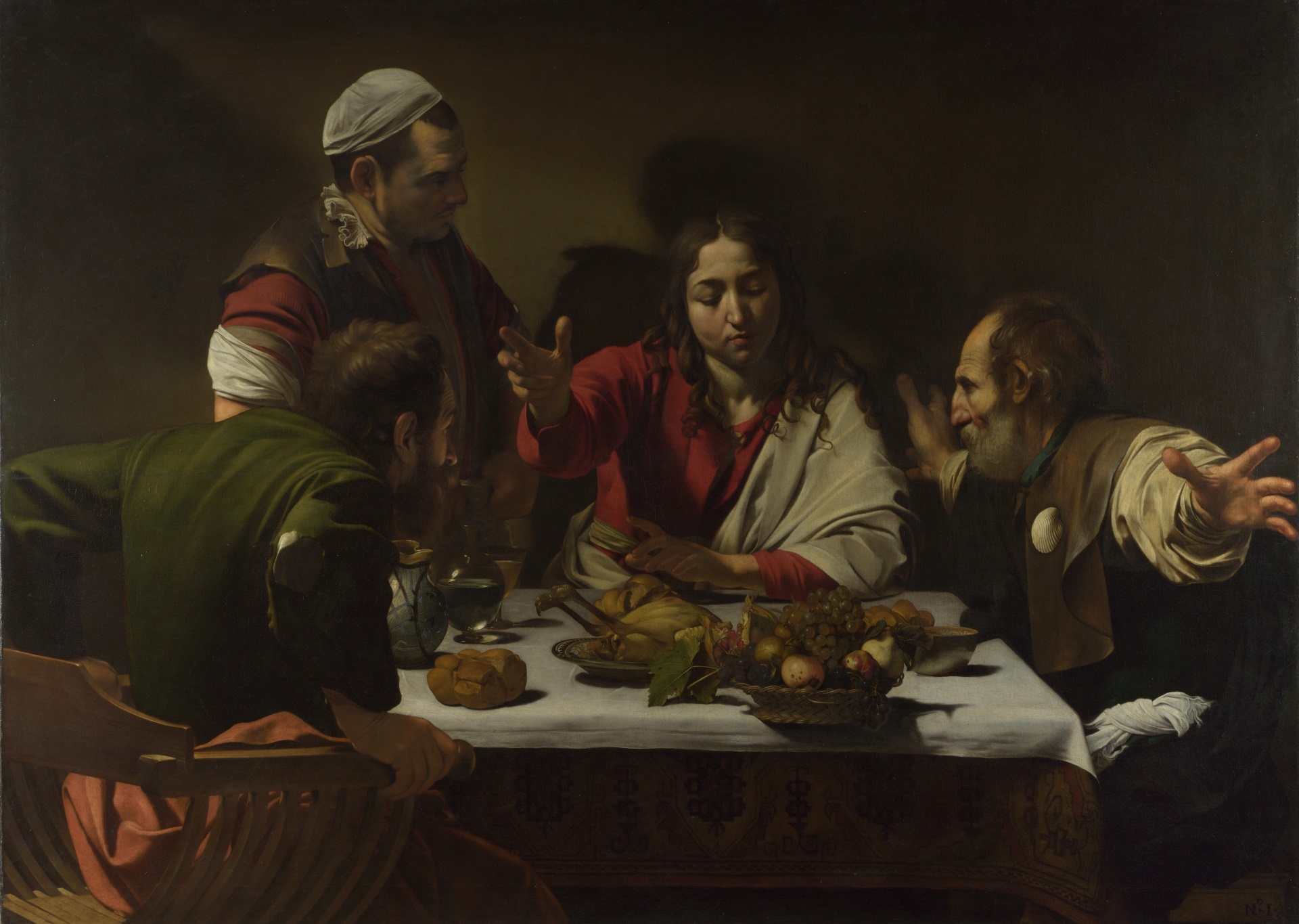 Caravaggio - Supper at Emmaus 1602