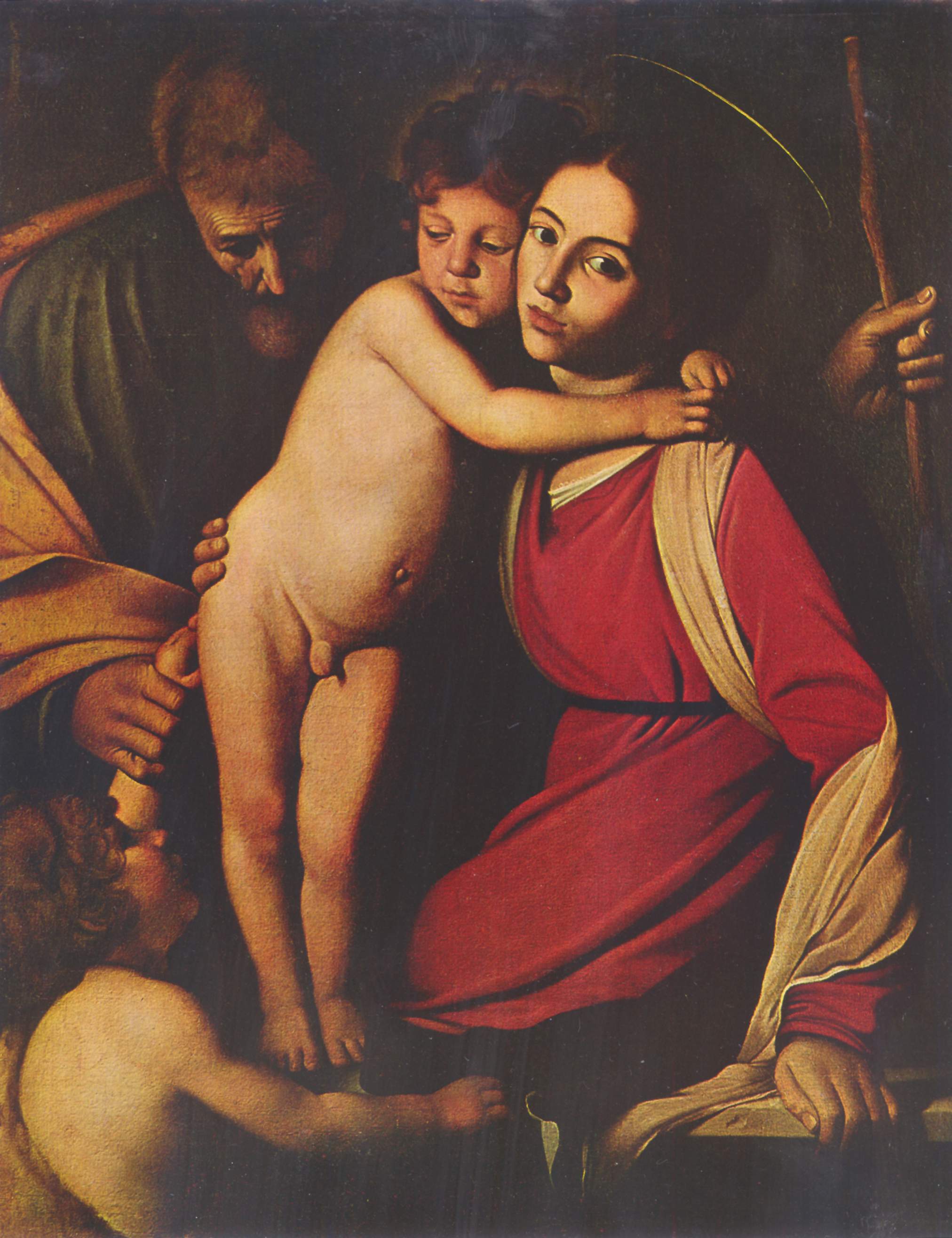 Caravaggio - Holy Family with St. John the Baptist 1603