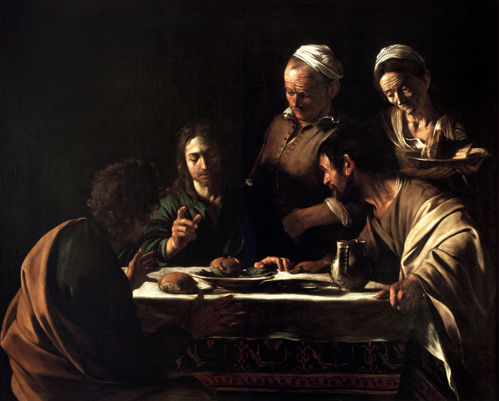 Caravaggio - Supper at Emmaus 1606