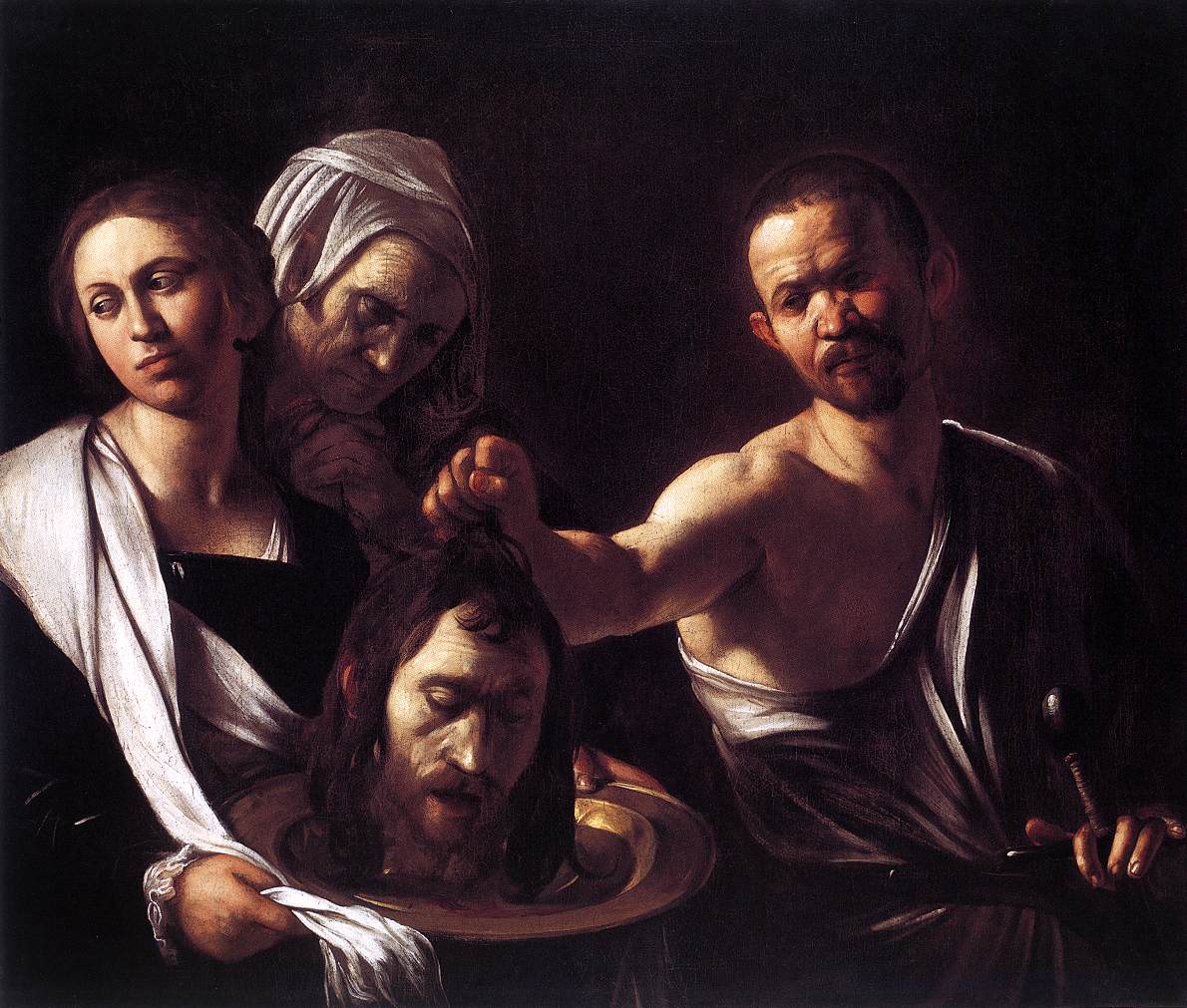 Caravaggio - Salome with the Head of John the Baptist 1607