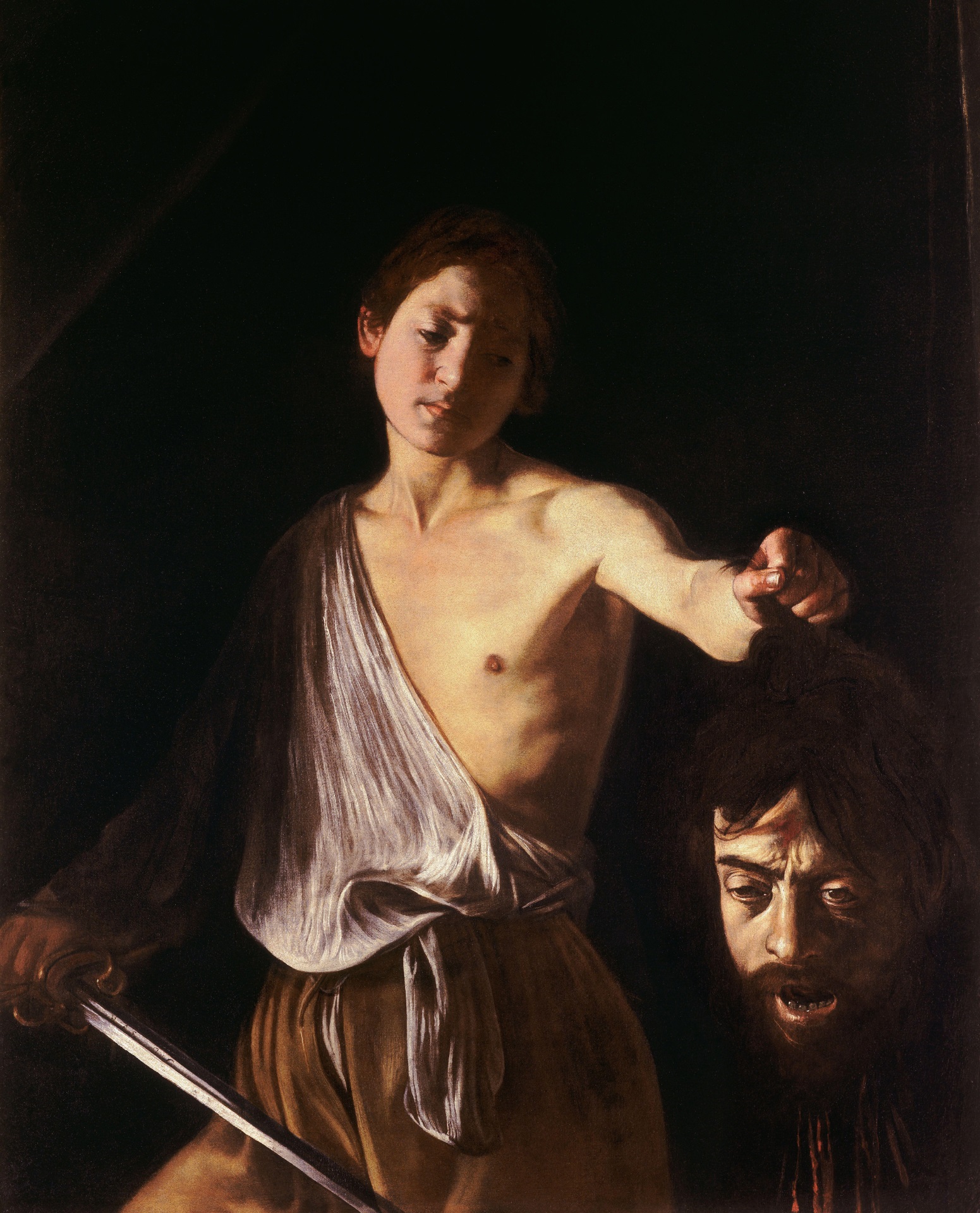 Caravaggio - David with the Head of Goliath 1610