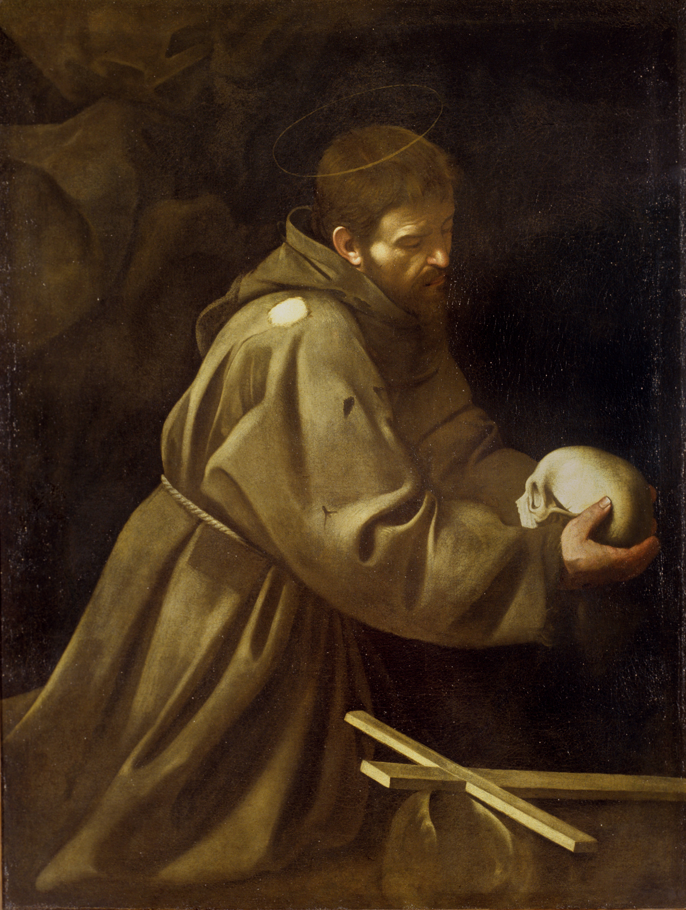 Caravaggio - Saint Francis in Prayer 1610