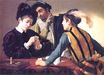 Caravaggio - Cardsharps 1594
