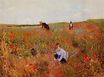 Mary Cassatt - Red poppies 1874-1880