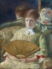 Mary Cassatt - Woman with a Fan. Miss My Ellison 1878-1879
