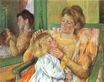 Mary Cassatt - Mother Combing Her Child's Hair 1879