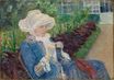Mary Cassatt - Lydia crocheting in the garden at marly 1880