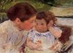 Mary Cassatt - Susan Comforting the Baby (no.1) 1881