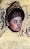 Mary Cassatt - Woman Wearing a Bonnett 1889