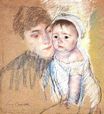 Mary Cassatt - Baby Bill in Cap and Shift 1889-1890