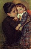Mary Cassatt - Woman and Her Child. Helene de Septeuil 1889-1890