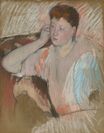 Mary Cassatt - Clissa Turned Left with Her Hand to Her Ear 1890-1893