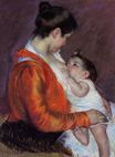Mary Cassatt - Louise Nursing Her Child 1898