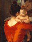Mary Cassatt - Mother and Child. Woman in a Red Bodice and Her Child 1901