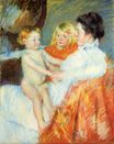 Mary Cassatt - Mother Sara and the Baby 1901