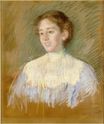 Mary Cassatt - Portrait of Madame Alfred Lavergne, born Magdalena Mellon 1902-1905