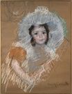 Mary Cassatt - Margot Lux with a wide hat 1902