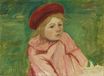 Mary Cassatt - Little girl in A red beret 1914