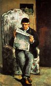 The artist's father reading his newspaper 1866