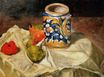 Still life with italian earthenware jar 1874