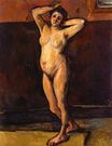 Nude woman standing 1899