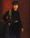 Edgar Degas - Achille de Gas as a Naval Cadet. René de Gas, brother of the artist 1857