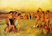 Edgar Degas - Spartan Girls Challenging Boys 1860
