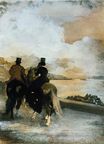Edgar Degas - Two Riders by a Lake 1861