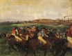 Edgar Degas - Gentlemen Jockeys before the Start 1862
