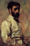 Edgar Degas - Leon Bonnat 1863