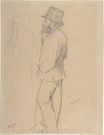 Edgar Degas - Manet at the Races 1865