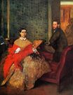 Edgar Degas - Edmondo and Therese Morbilli 1866