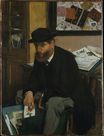 Edgar Degas - The Collector of Prints 1866