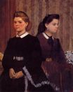 Edgar Degas - Giovanna and Giulia Bellelli 1866