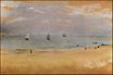 Edgar Degas - Beach with Sailing Boats 1869