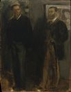 Edgar Degas - Two Men 1869